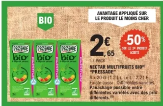 Nectar Multifruits Bio Pressade