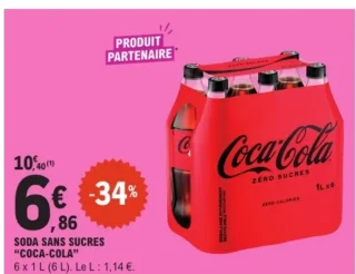 Soda sans sucres Coca-Cola