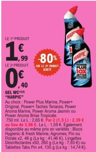GEL WC "HARPIC"