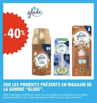 Produits de la gamme Glade