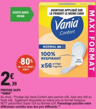 Protège slips Vania Confort