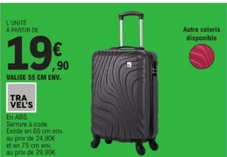 Valise 55 cm env. Travel's