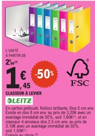 Classeur à levier Leitz