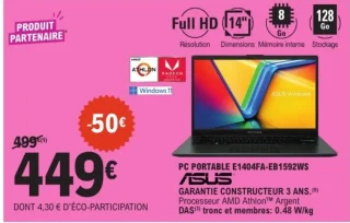 PC PORTABLE E1404FA-EB1592WS Asus