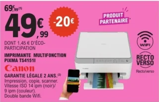 IMPRIMANTE MULTIFONCTION PIXMA TS4151I Canon