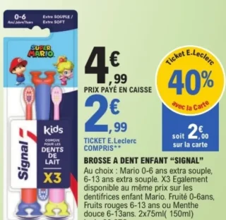 Brosse à dent enfant "Signal"