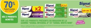 Produits de la gamme "Signal Integral 8" et "Signal White Now"