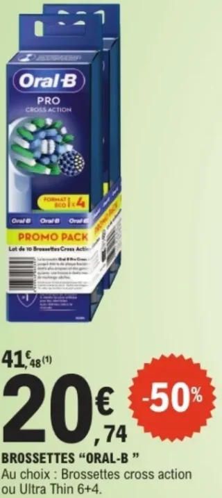 Brossettes "Oral-B"