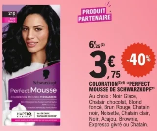 Coloration "Perfect Mousse de Schwarzkopf"