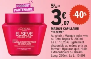Masque capillaire "Elseve"