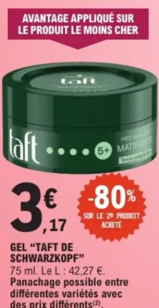 Gel "Taft de Schwarzkopf"