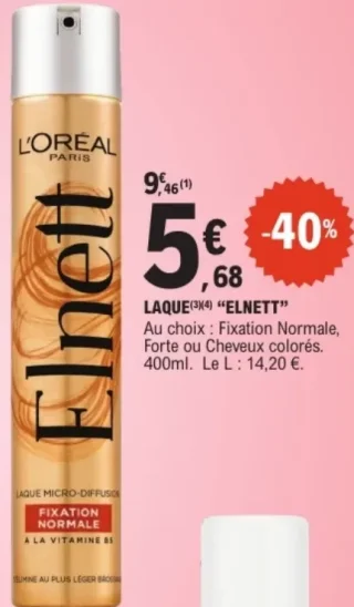 Laque "Elnett" L'Oréal Paris