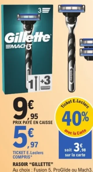 Rasoir Gillette Mach 3