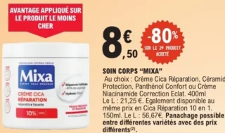 Soin corps "Mixa"