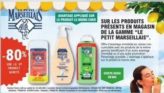 Produits de la gamme Le Petit Marseillais