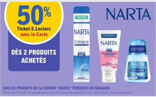Produits de la gamme NARTA