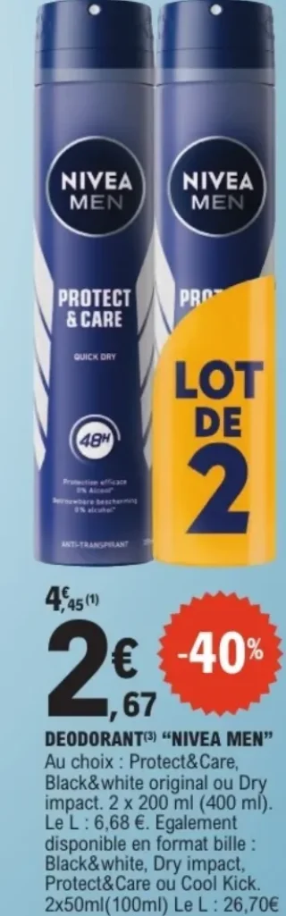Déodorant "Nivea Men"