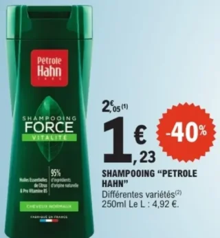 Shampooing "Pétrole Hahn"