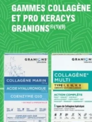 Gammes Collagène et Pro Keracys Granions