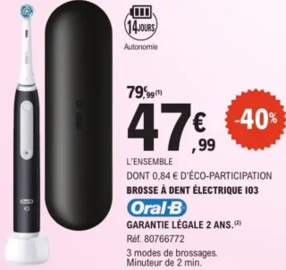 Brosse à dent électrique i03 Oral-B