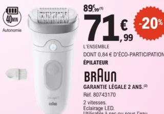 Épilateur Braun Silk-épil 7