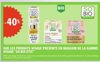 Gamme Visage "So Bio Etic"