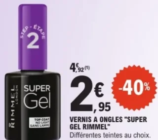 Vernis à ongles Super Gel Rimmel