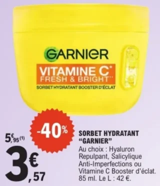 Sorbet Hydratant Garnier Vitamine C