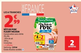 Rôti de porc Fleury Michon