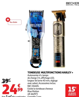 Tondeuse multifonctions Harley + Becker
