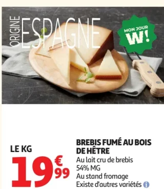 Brebis fumé au bois de hêtre