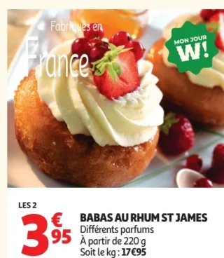 Babas au rhum St James