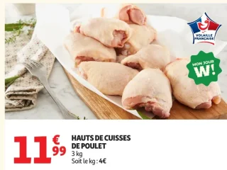 Hauts de cuisses de poulet
