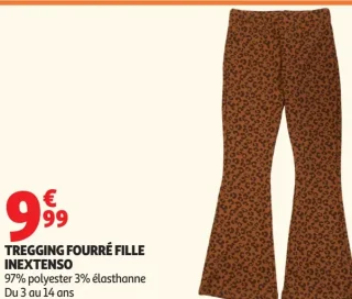TREGGING FOURRÉ FILLE INEXTENSO