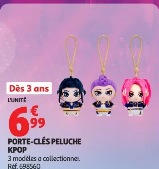 Porte-clés Peluche Kpop Demon Hunters