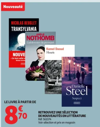 Sélection de nouveautés en littérature