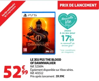 LE JEU PS5 THE BLOOD OF DAWNWALKER