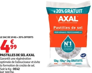 Pastilles de sel Axal