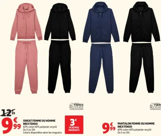 Sweat femme ou homme Inextenso