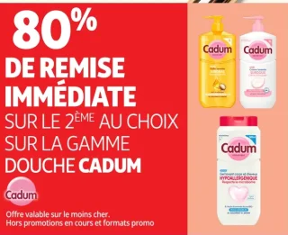 Gamme douche Cadum