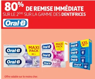 Dentifrices de la gamme Oral-B