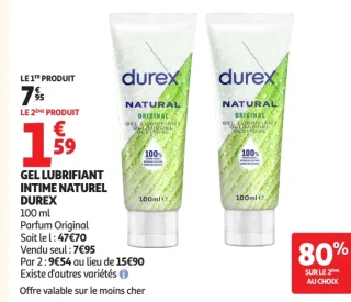 Gel lubrifiant intime naturel DUREX