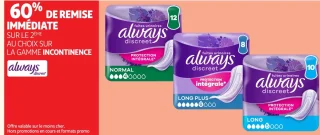 Gamme incontinence Always Discreet