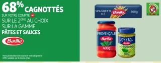 Gamme pâtes et sauces Barilla