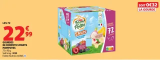 Gourdes de compote 5 fruits Pom'Potes