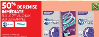 Chewing-gums Freedent et Airwaves