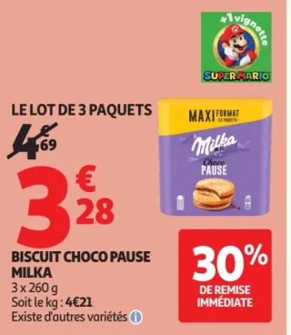 Biscuit Choco Pause Milka