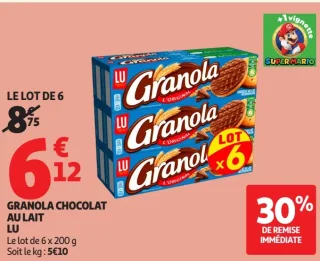 Granola Chocolat au Lait LU