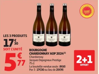 Bourgogne Chardonnay AOP 2024 Jacques Depagneux Prestige