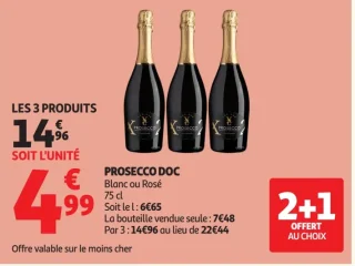 Prosecco DOC Blanc ou Rosé